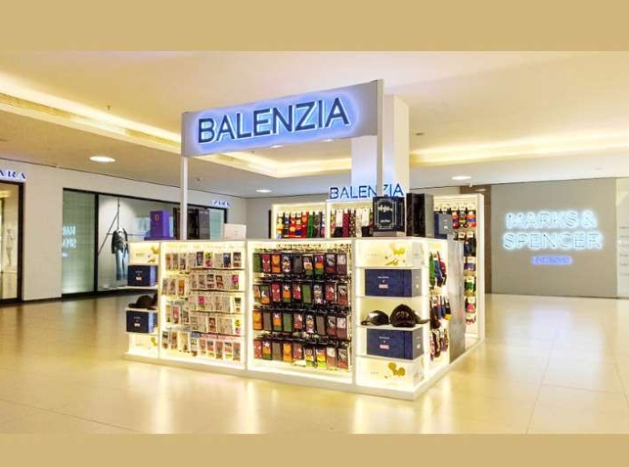 Balenzia socks steps eastward with Kolkata airport store launch